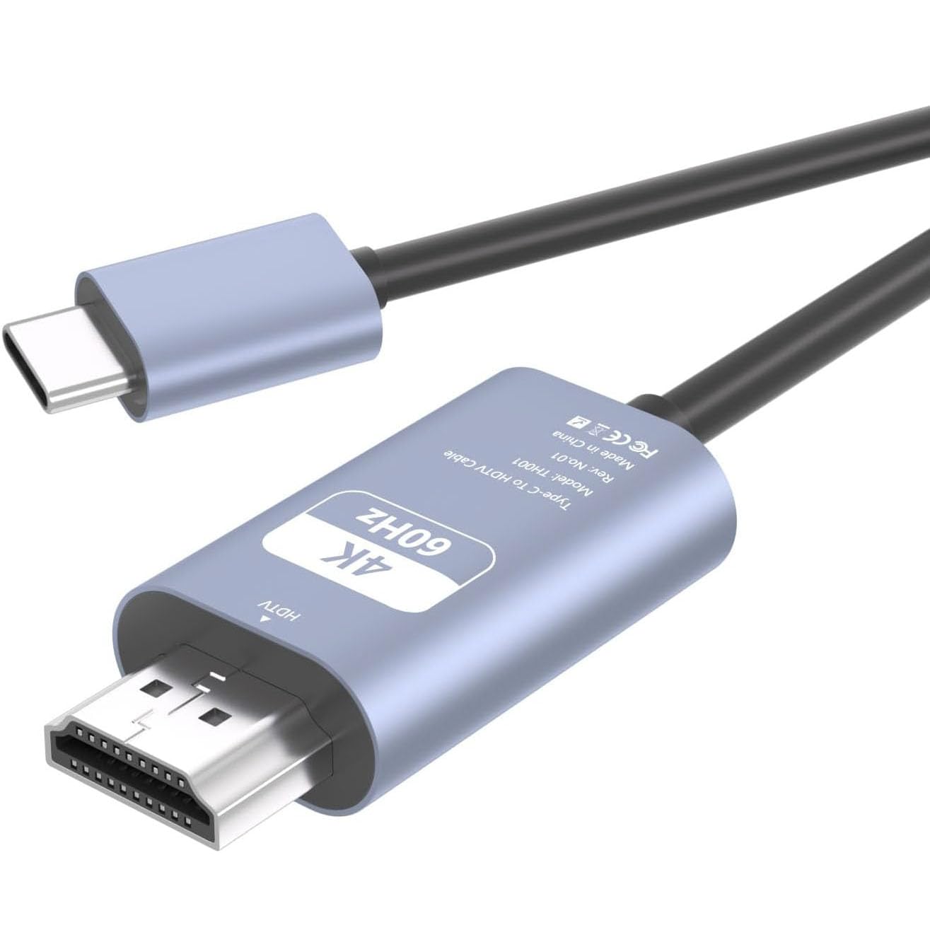 Amazon | USB Type C HDMI 変換ケーブル - 1M 【4K@60Hz映像出力